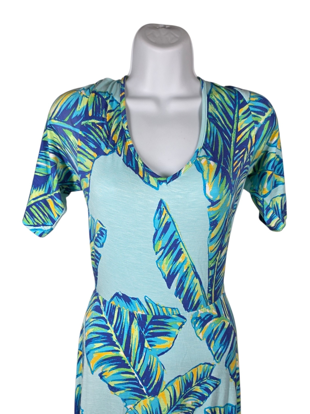TORI RICHARD TROPICAL MAXI DRESS - Picture 3 of 7